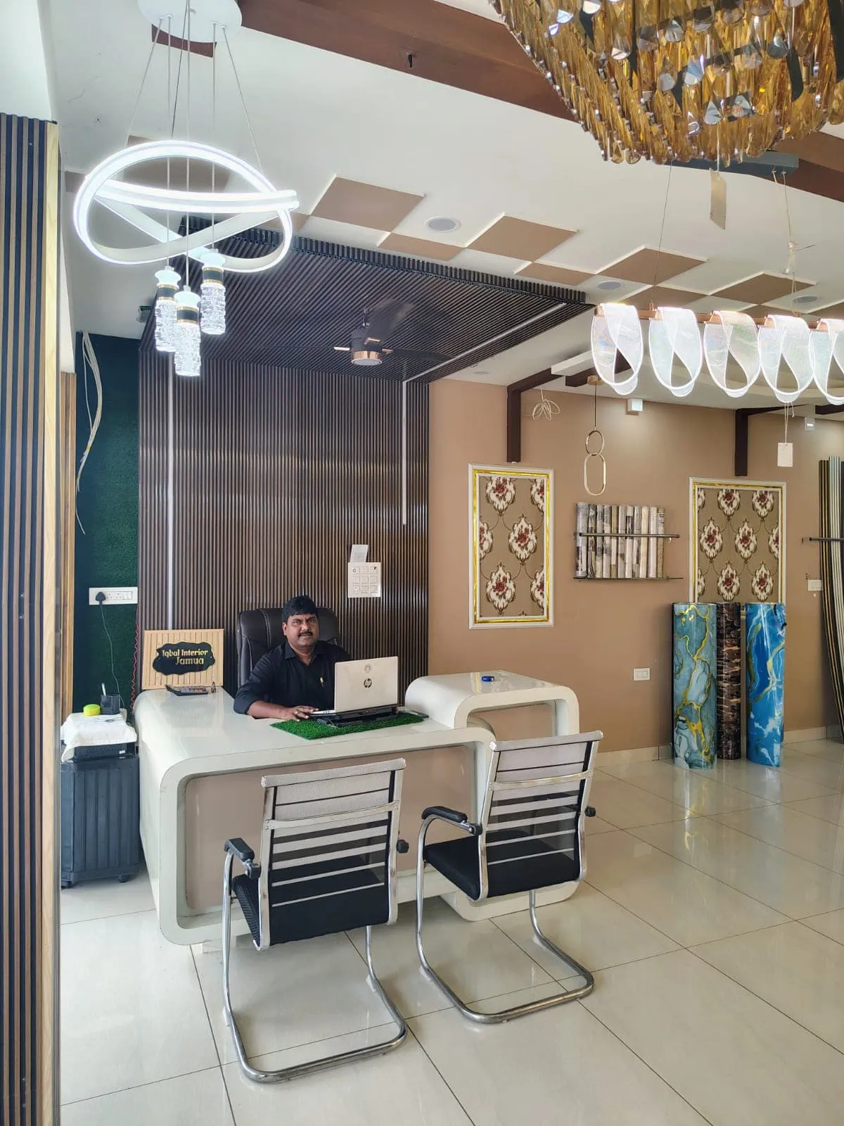 Office interior by Iqbal Interiors